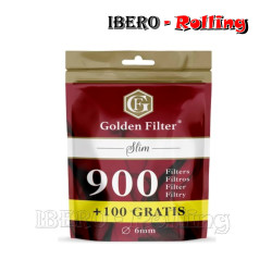 Filtros Golden Filter 6mm bolsa 1000