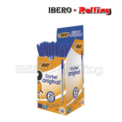 BOLÍGRAFO BIC CRISTAL AZUL...