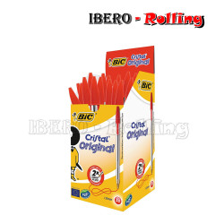 BOLÍGRAFO BIC CRISTAL ROJO...
