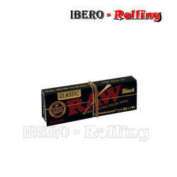 PAPEL RAW BLACK 50 + TIPS -...