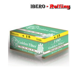 Tubos Golden Filter Mentol Caja 115 Tubos