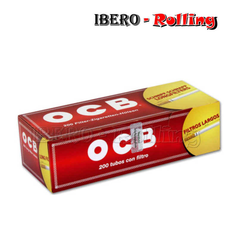 Tubos OCB Rojo Caja 200 Unidades