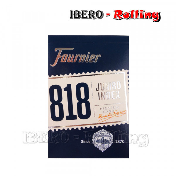 Baraja Poker Fournier N818 55C edicion azul.