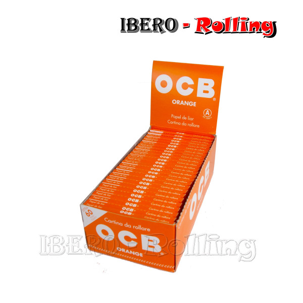 Papel OCB Naranja 70mm Caja