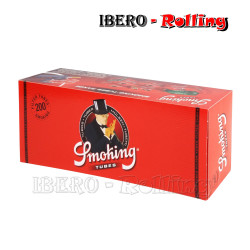 TUBOS SMOKING ROJO 200...