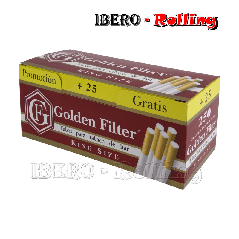 Tubos Golden Filter Caja 275 Tubos