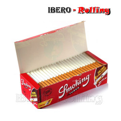 Tubos Smoking Rojo Caja 200u.