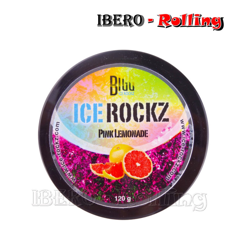 Gel Shisha Ice Rockz Sabor Limonada de rosa- 120 Grs